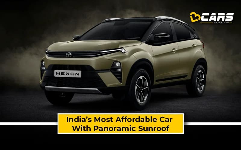 2026 Tata Nexon Now India’s Cheapest Car With Panoramic Sunroof