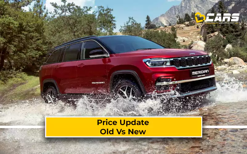 Jeep Meridian Price Increased By Up To Rs. 17,000- Latest May 2024 Price List Inside