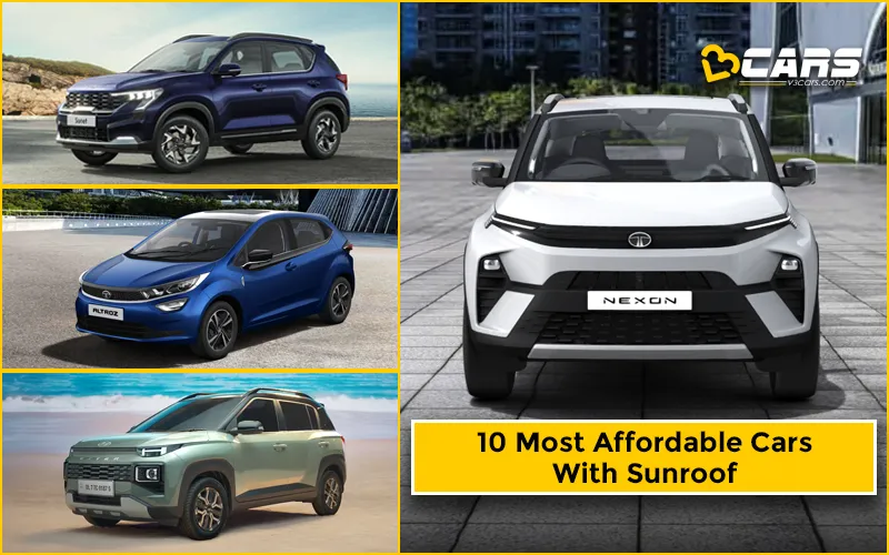 Most Affordable Cars With Sunroof