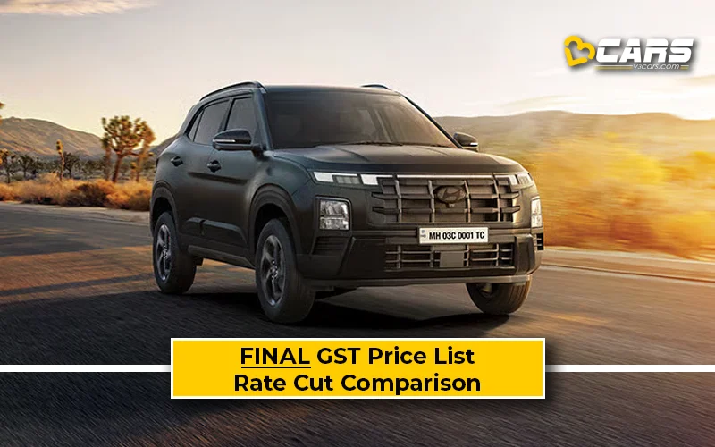 Final Hyundai Creta & NLine Price List After GST Rate Cut (Confirmed)