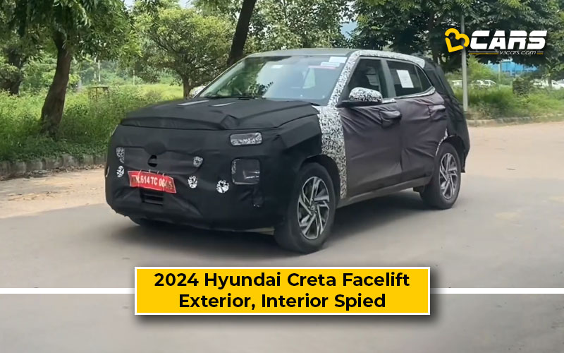 2024 Hyundai Creta Facelift Spotted On Test Again