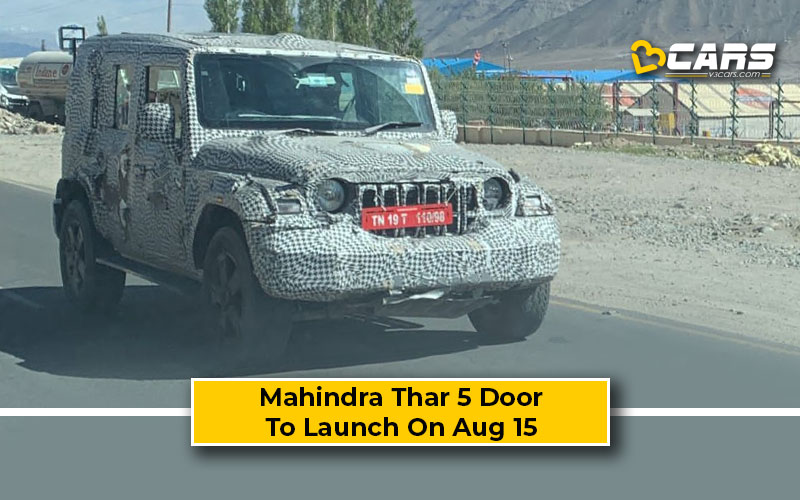 Mahindra Thar Door Likely To Launch On August