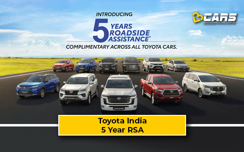 Toyota India Offer Year Roadside Assistance Rsa On Entire Range