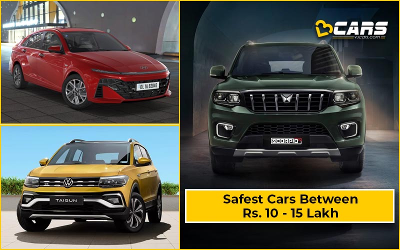 Top 8 Safest Cars Under Rs. 10.0 - 15.0 Lakh - GNCAP Tested