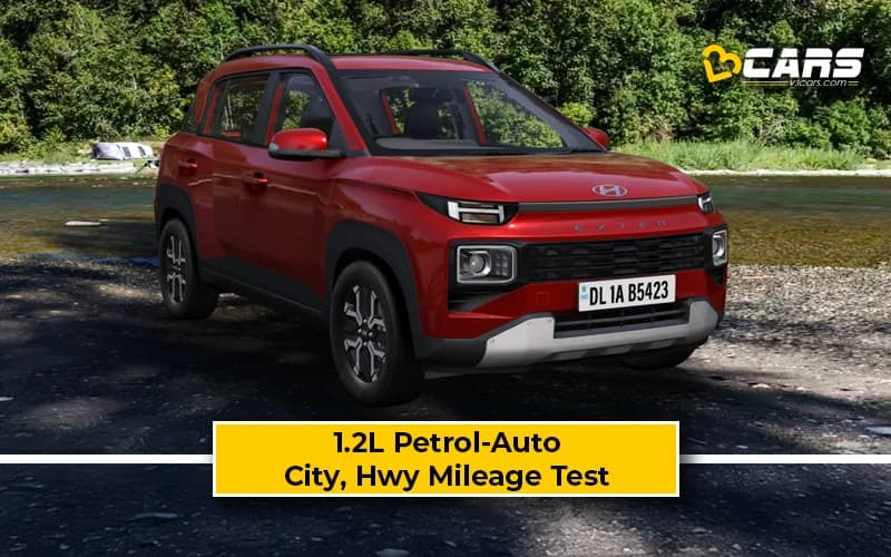 Hyundai Exter 1.2L Petrol-Auto Actual City, Highway Mileage Test