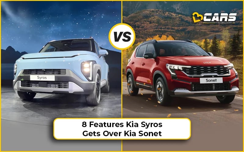 2025 Kia Syros Features Over Kia Sonet