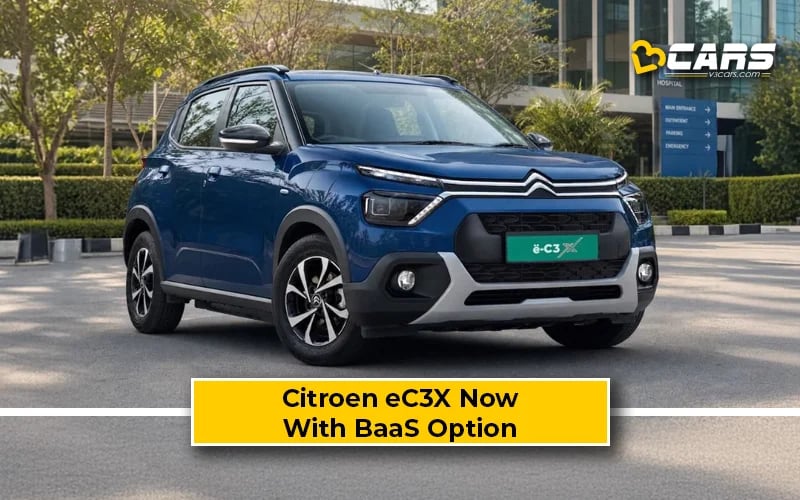 Citroen eC3X EV Launched With BaaS Option - Lower Price, More Features
