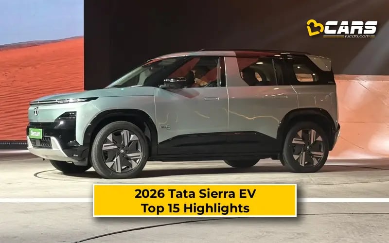 2026 Tata Sierra EV Top 15 Highlights