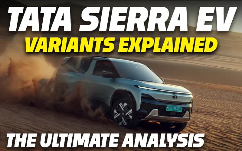 Tata Sierra EV Variants Explained — Which One To Buy? (Pure, Adventure, Empowered)