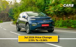MG Windsor EV 2026 Jul Price Change — Hiked Up To 75k