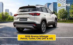 2026 Brezza Mileage Petrol, Turbo, CNG (MT & AT)