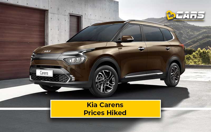 Kia Carens Prices Hiked By Upto Rs. 70,000