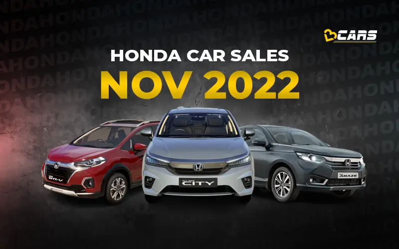 Nov 2022 Honda Car Sales Analysis YoY, MoM Change, 6Month Trend