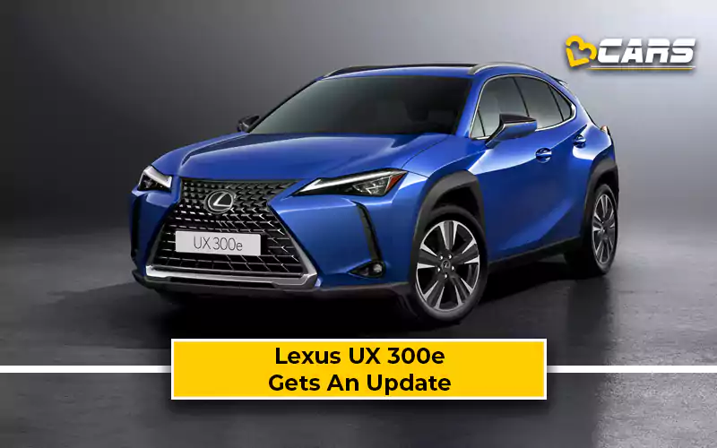 Updated Lexus UX 300e Revealed With Better Range