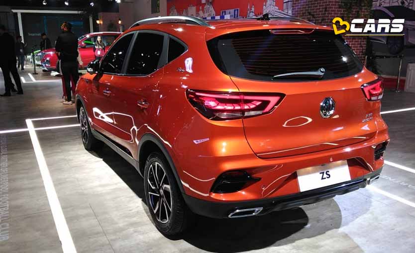 MG ZS Electric SUV Showcased At Auto Expo 2020