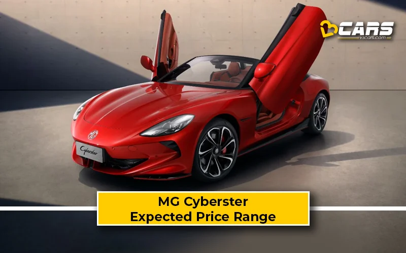2025 MG Cyberster Expected Price Range In India