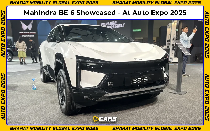 Auto Expo 2025: Mahindra BE 6 Showcased