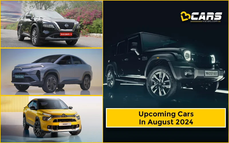 Upcoming Cars In August 2024