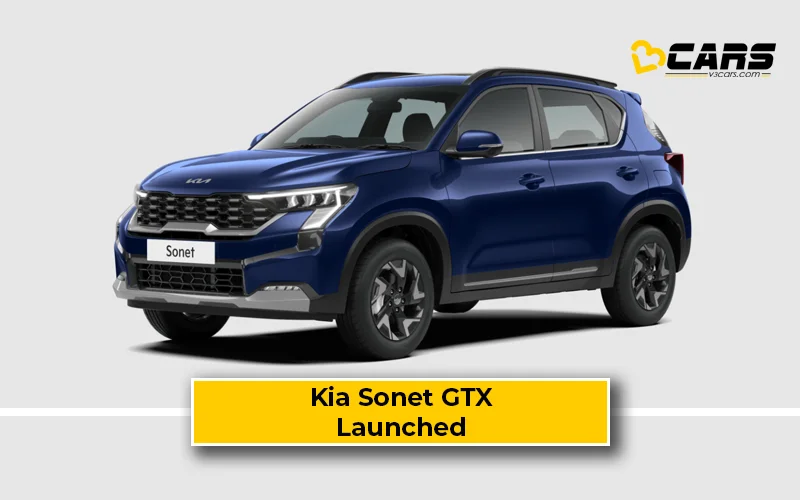 Kia Sonet GTX Variant Launched – X-Line Gets Black Colour Option