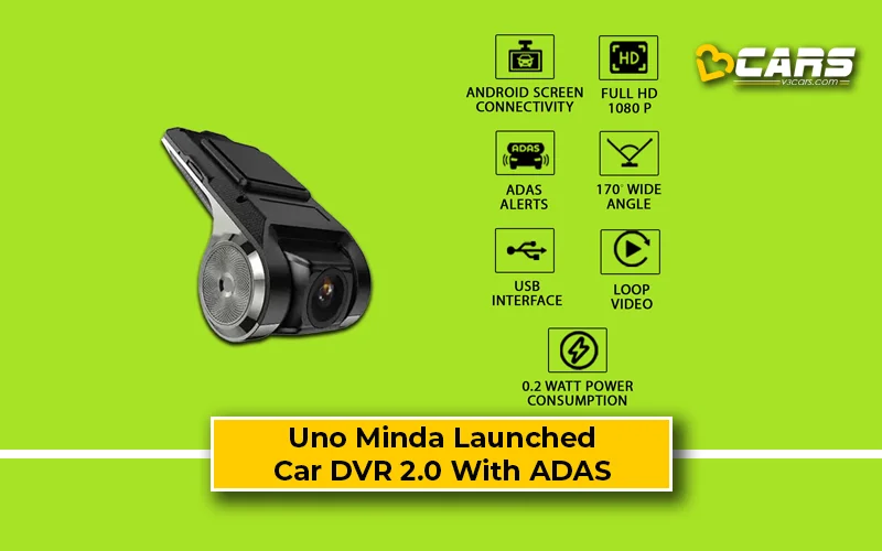 Uno Minda Launched Car DVR 2.0