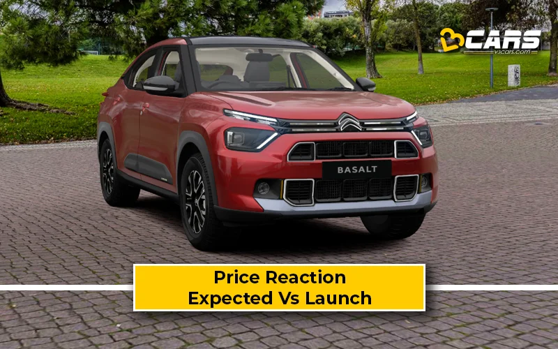 2024 Citroen Basalt Price Reaction