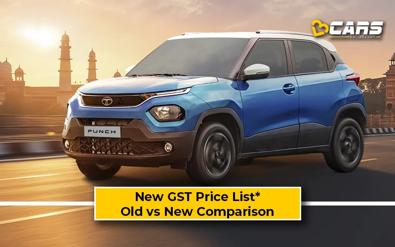 Tata Punch — New GST Rate List