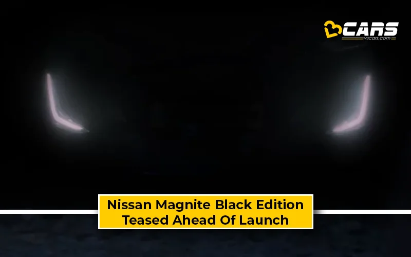 2025 Nissan Magnite Black Edition Teased Ahead Of Launch