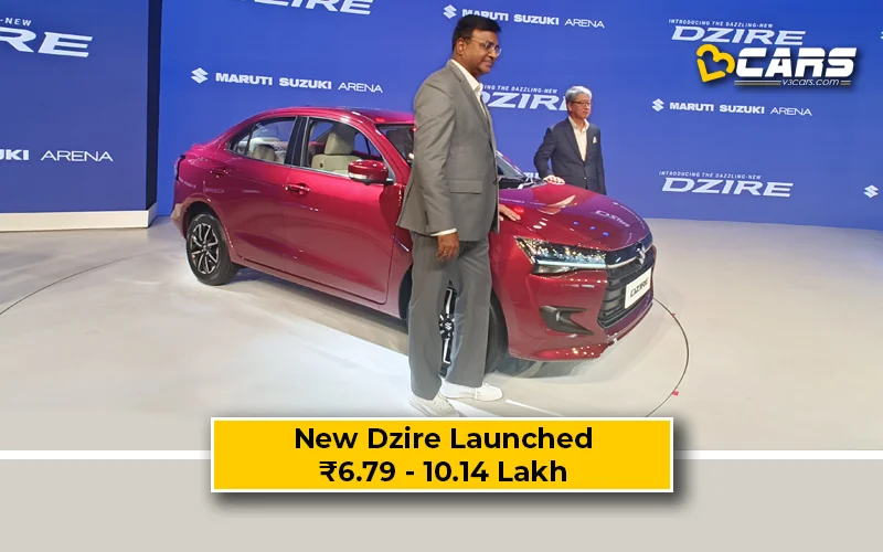 New-Gen Maruti Suzuki Dzire 2025 Launched In India At Rs. 6.79 Lakh