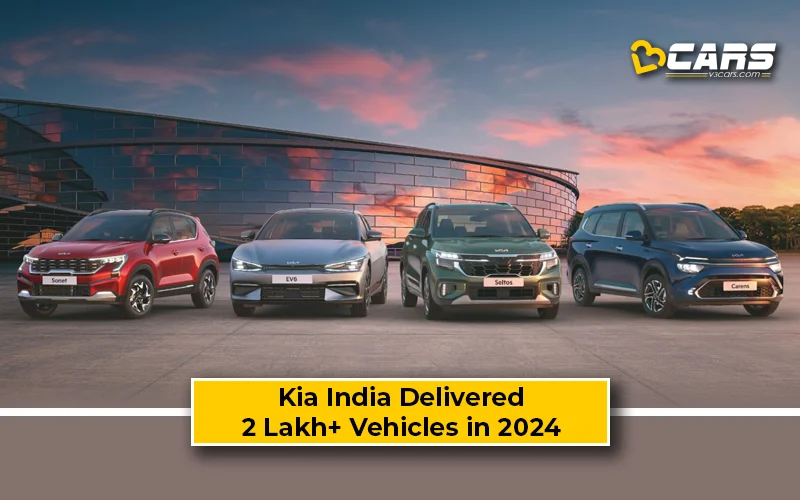 Kia India Achieved 2 Lakh+ Unit Deliveries In 2024