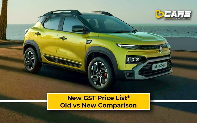 Renault Kiger — New GST Rate List
