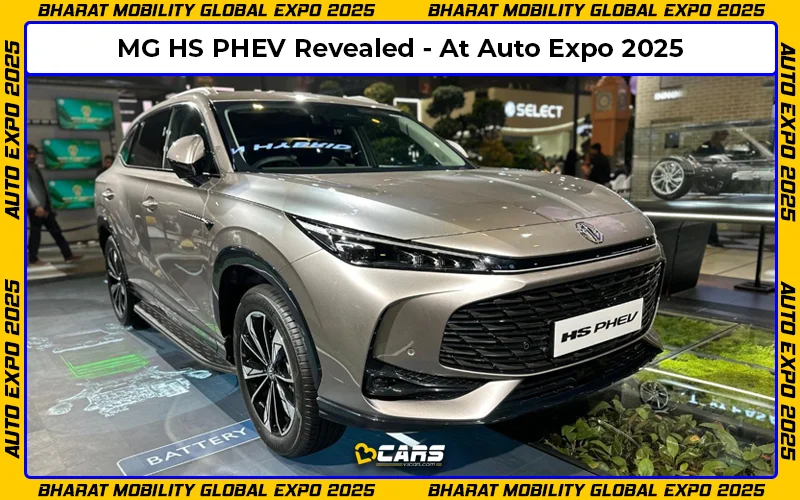 Auto Expo 2025: MG HS PHEV Revealed