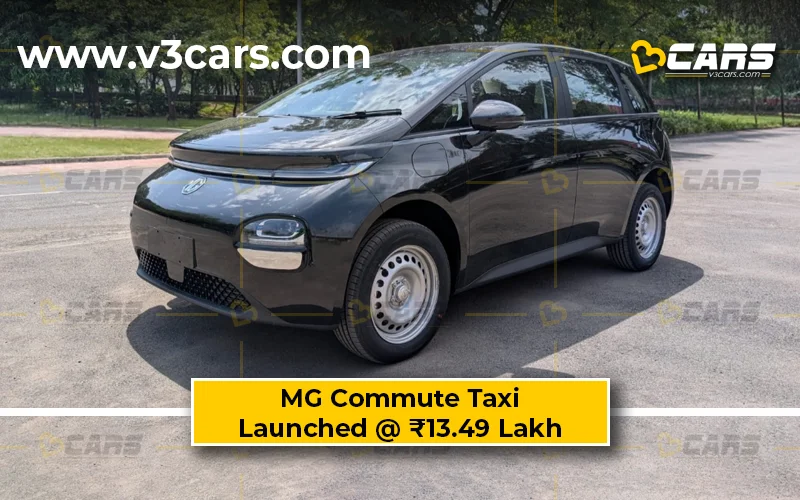 #FirstSpot: MG Windsor Commute Taxi Launched At Rs. 13.49 Lakh