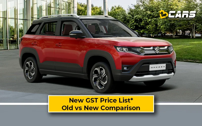 Maruti Brezza — New GST Rate List