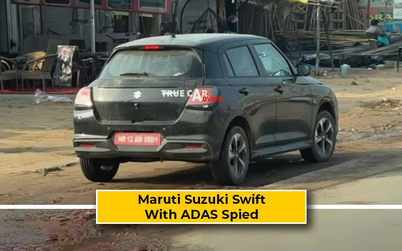 Maruti Suzuki Swift Spotted Testing e Vitara ADAS Software