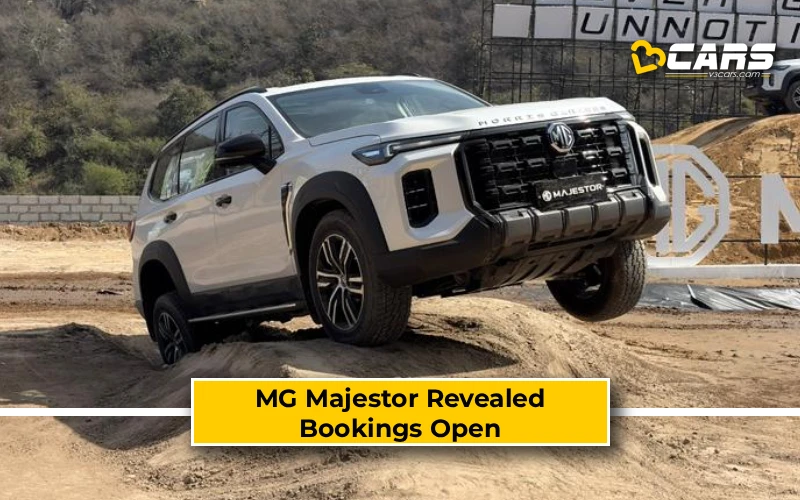 MG Majestor Revealed Bookings Open