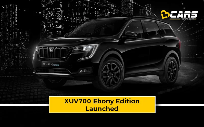 Mahindra XUV700 Ebony Edition Launched – Prices Start At Rs. 19.64 Lakh