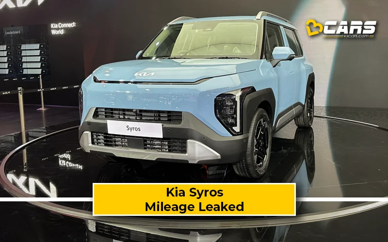 Fuel Efficiency Of Upcoming Kia Syros Leaked