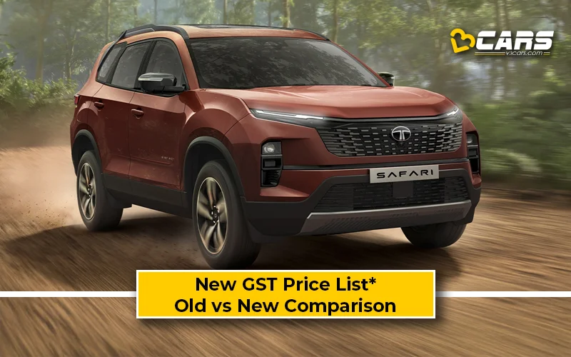 Tata Safari — New GST Rate List