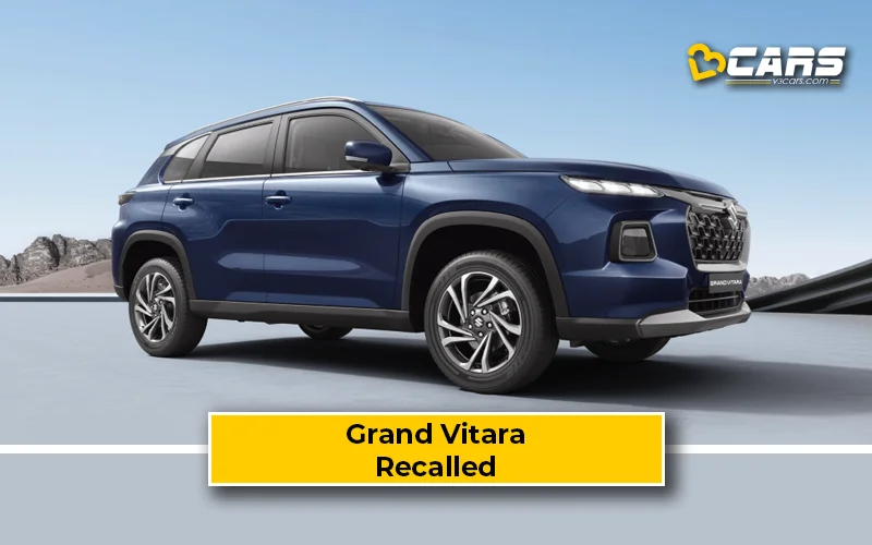 Maruti Suzuki Issue Largest-Ever Recall For Grand Vitara SUV