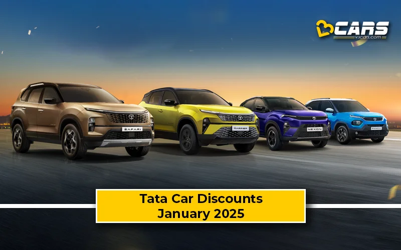 January 2025 — Tata Altroz, Tiago, Tigor, Nexon, Harrier Discount Offers