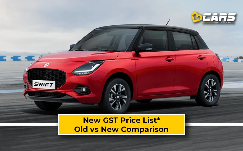Maruti Swift — New GST Rate List