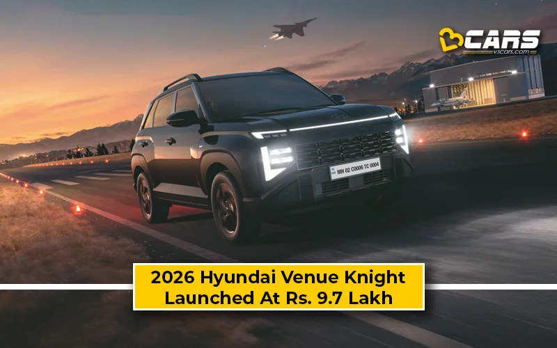2026 Hyundai Venue Knight Edition Launched At Rs 9.7 Lakh