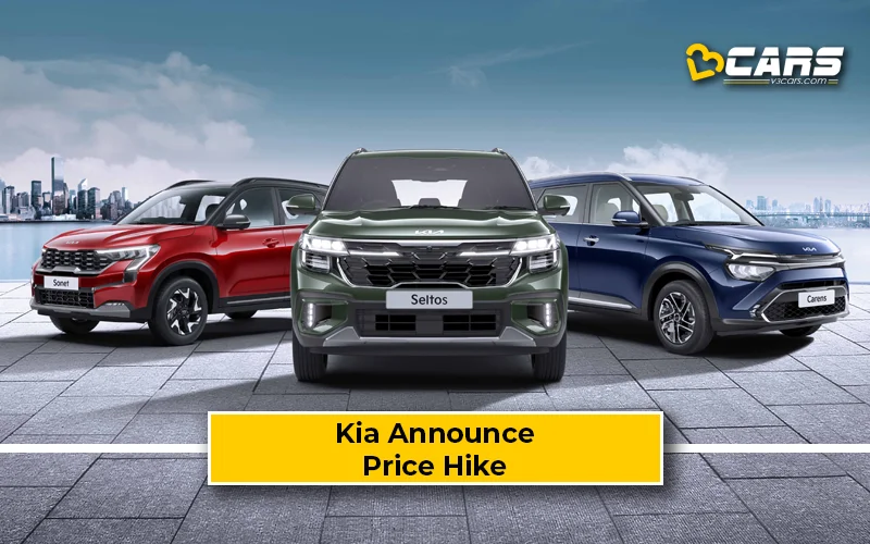 Kia India Announce Up To 3% Price Hike Across Lineup from April 2025