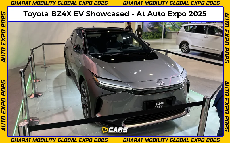 Auto Expo 2025: Toyota BZ4X Electric SUV Showcased