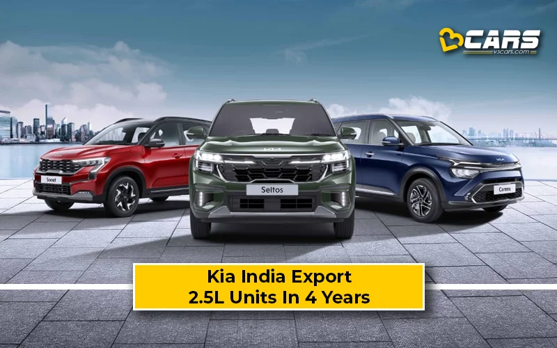 Kia India Export Milestone