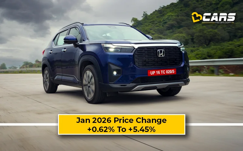 First Spot: Honda Elevate 2026 Jan Price Change — Hiked Up To 60k