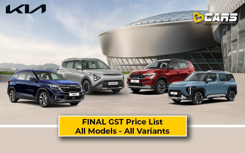 Confirmed Kia Cars & SUVs GST Price Cuts — All Models & Variants