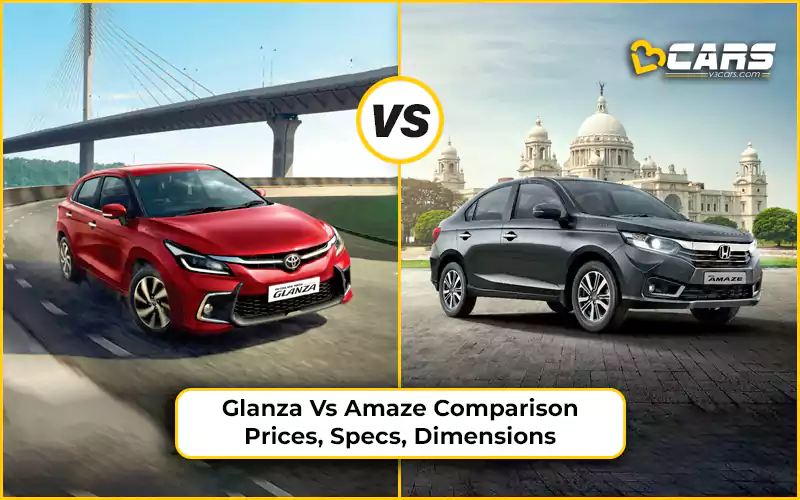Toyota Glanza vs Honda Amaze