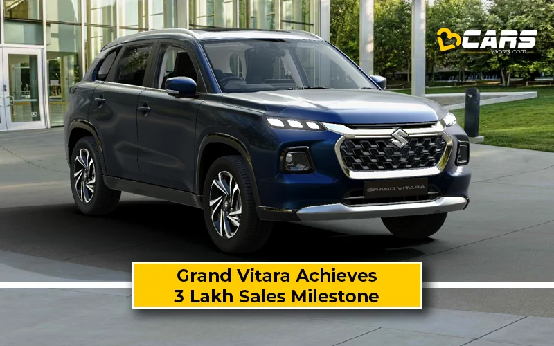 Maruti Suzuki Grand Vitara Achieves 3 Lakh Sales Milestone In 32 Months