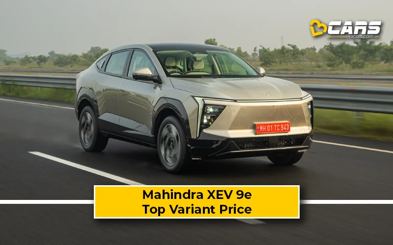 Mahindra XEV 9e Pack Three Top Variant Price Revealed